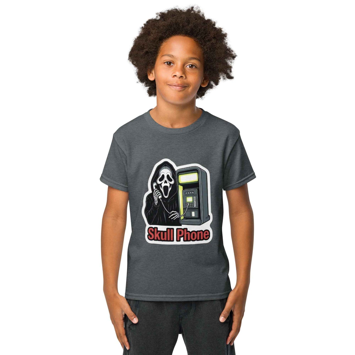 Skull Phone Skeleton Youth t-shirt