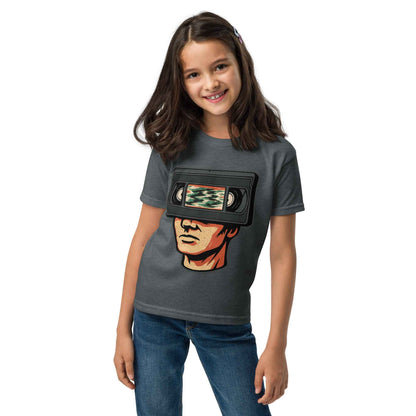 Tape Head Retro VHS Horror Design Youth t-shirt