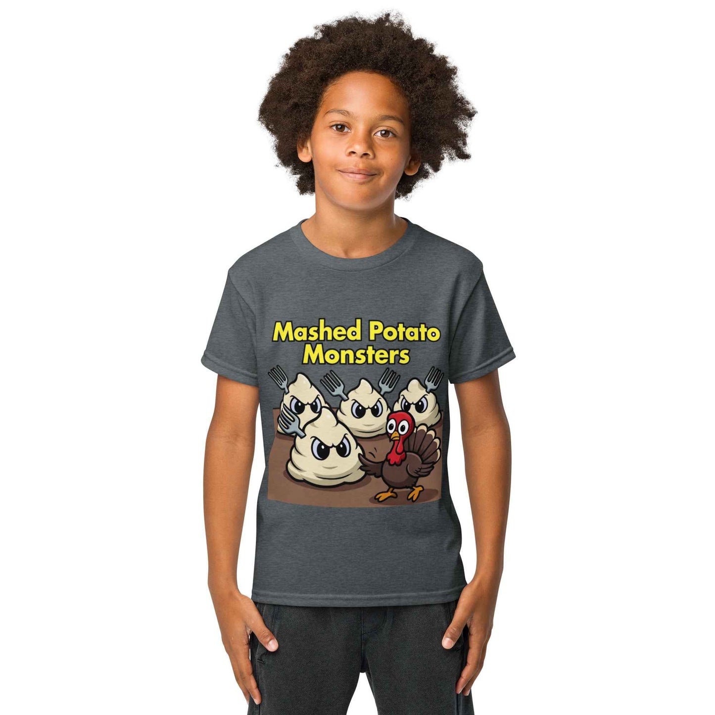 Mashed Potato Monsters Youth t-shirt