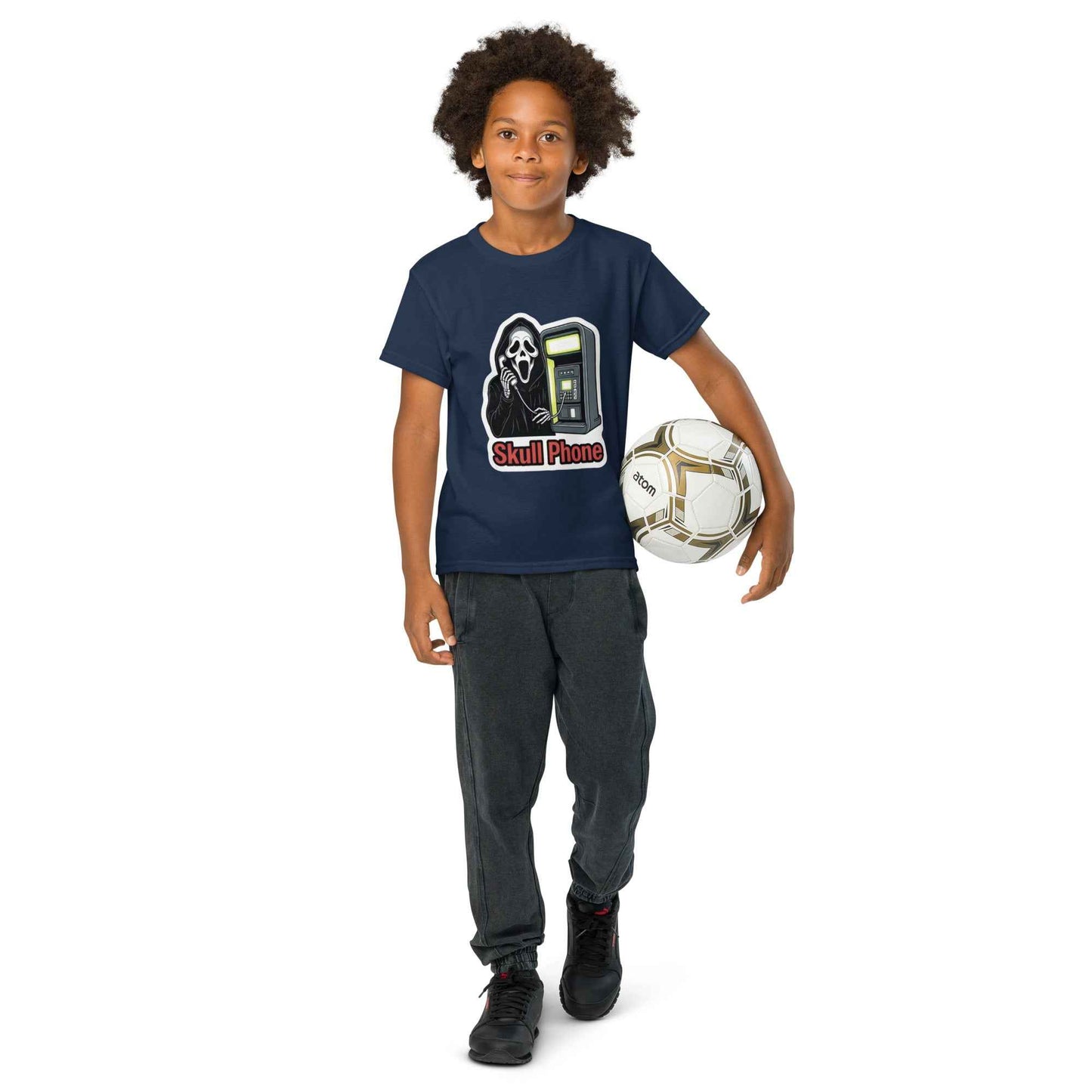 Skull Phone Skeleton Youth t-shirt