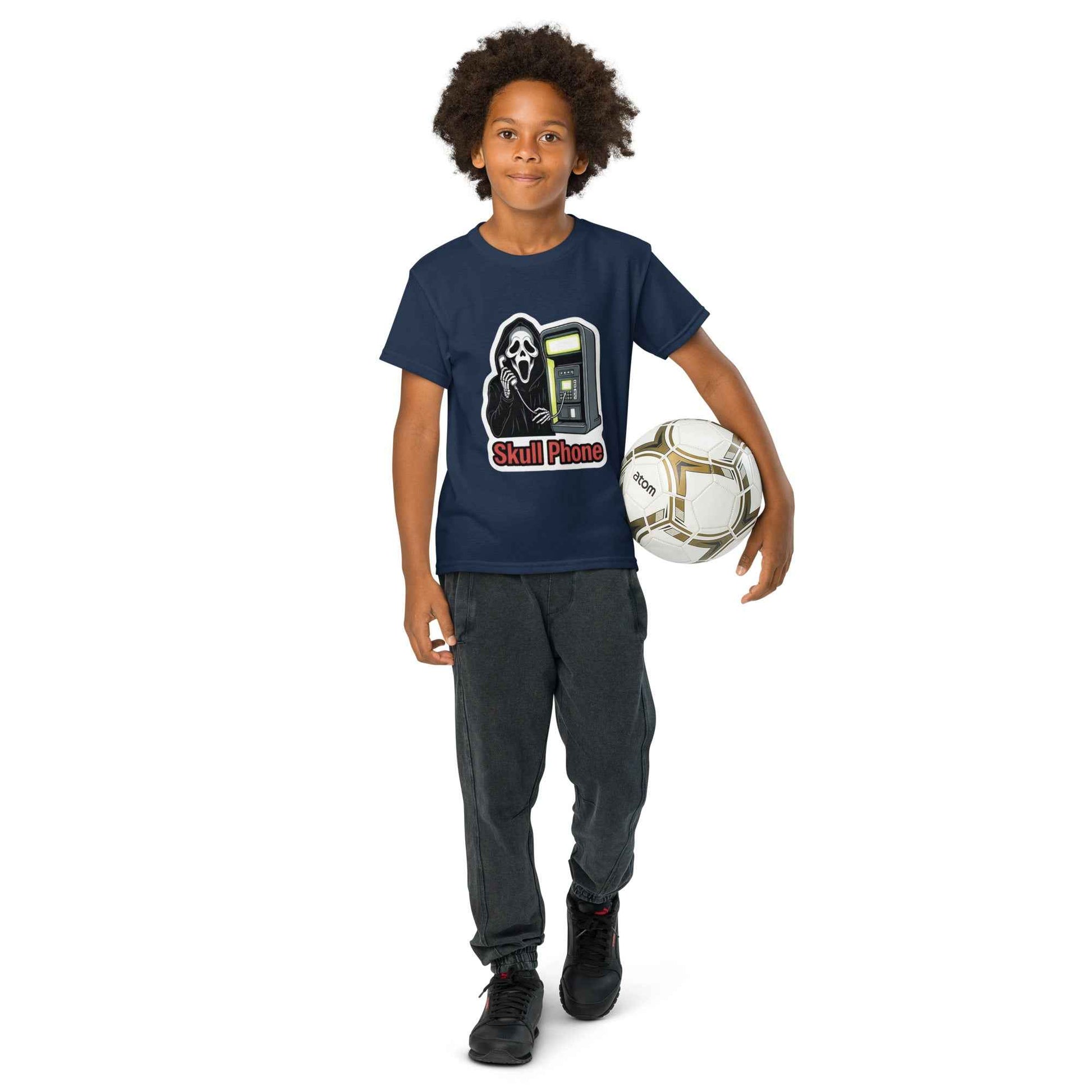 Skull Phone Skeleton Youth t-shirt