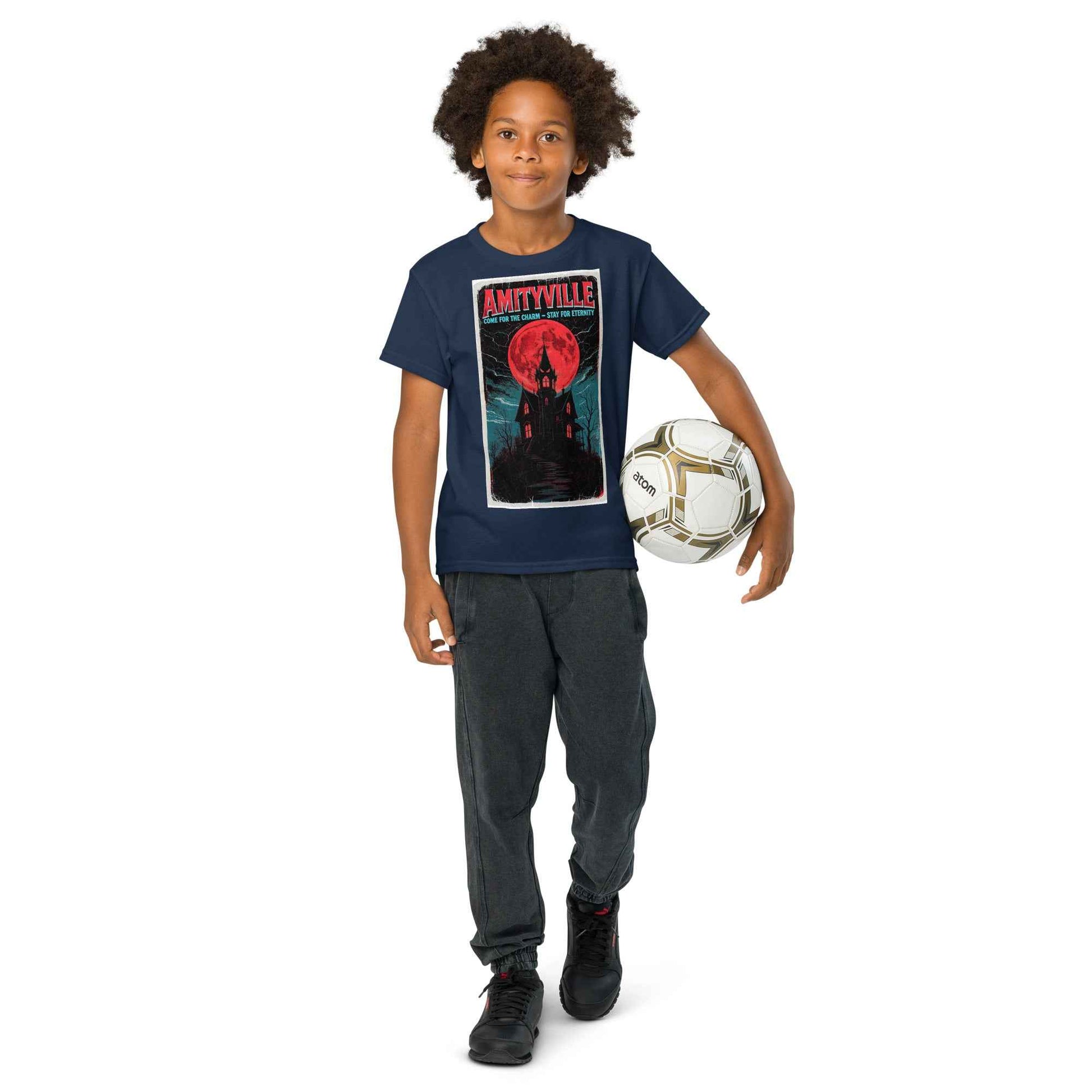 Amityville — Come for the Charm, Stay for Eternity Youth t-shirt