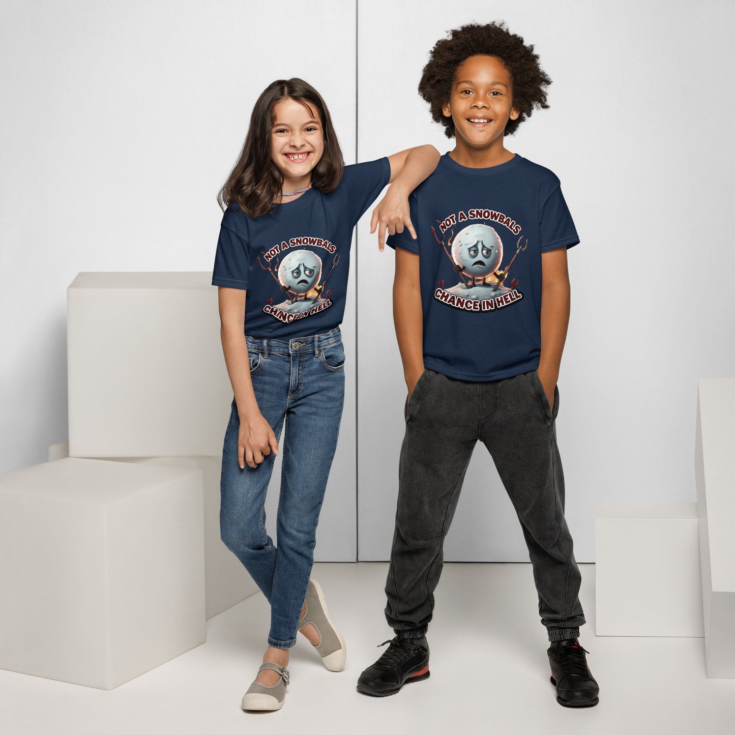 Not a Snowball’s Chance in Hell Youth t-shirt  from Rare Plus Apparel – unique movie & pop culture inspired design.