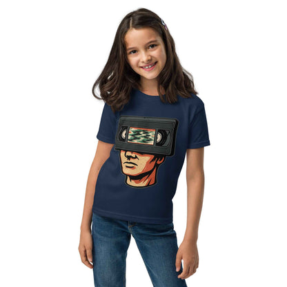 Tape Head Retro VHS Horror Design Youth t-shirt