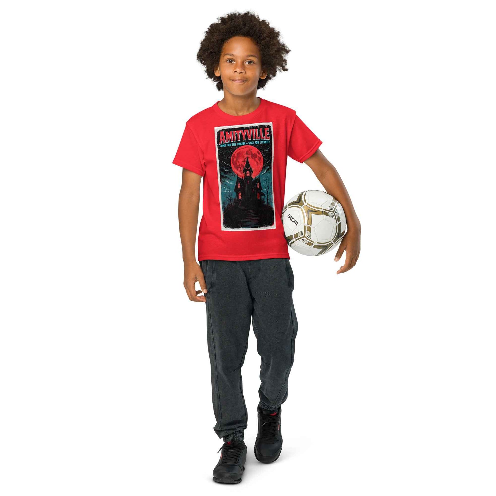 Amityville — Come for the Charm, Stay for Eternity Youth t-shirt