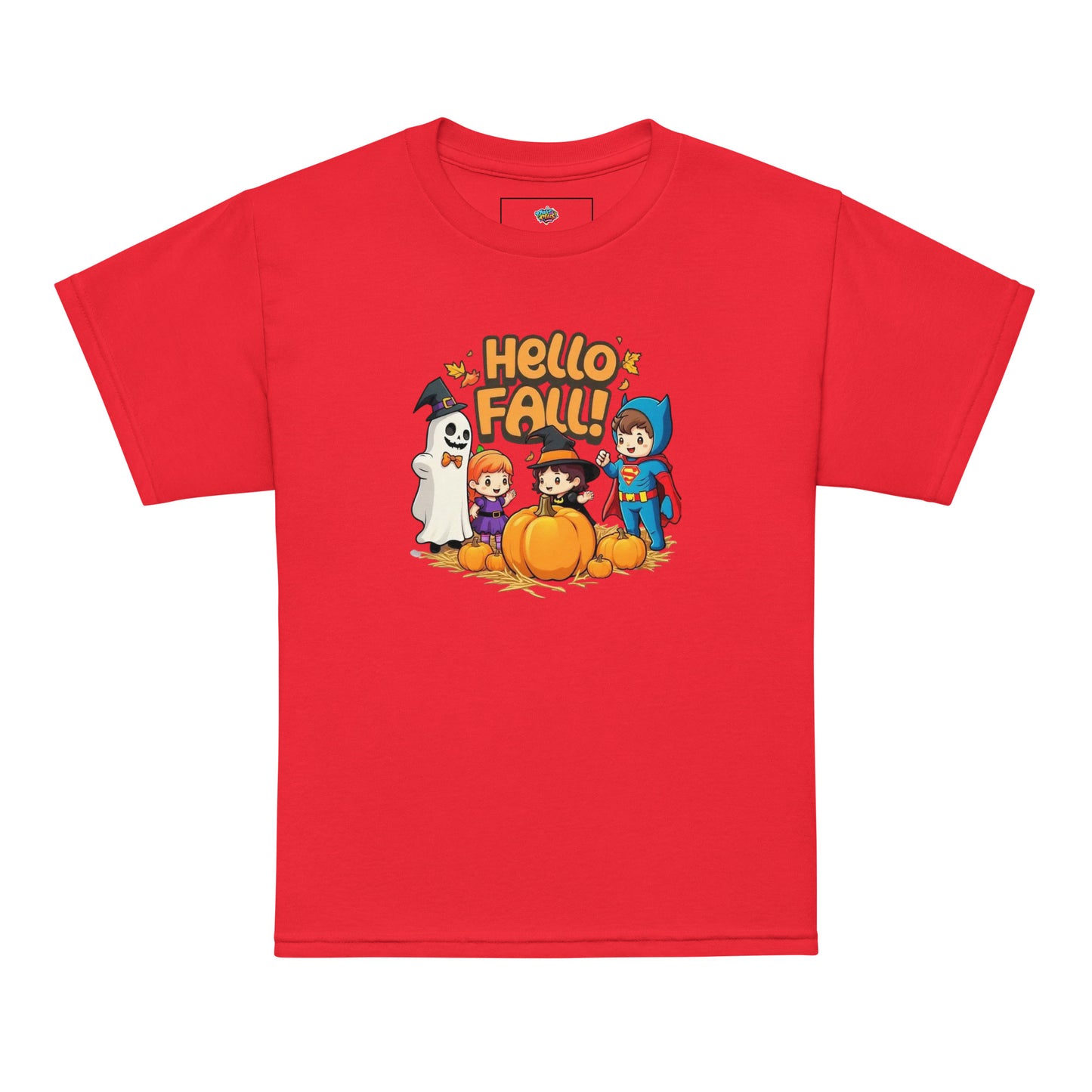 Hello Fall Youth t-shirt  from Rare Plus Apparel – unique movie & pop culture inspired design.