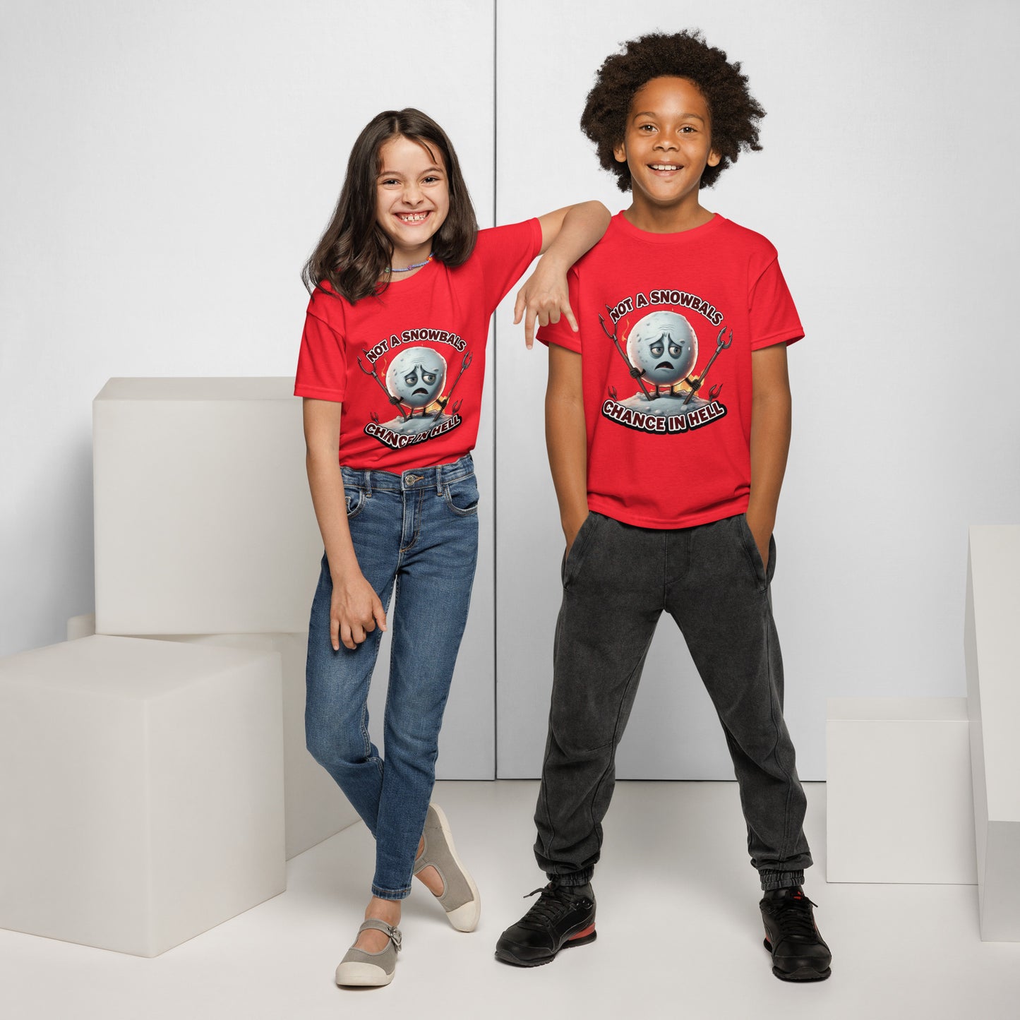 Not a Snowball’s Chance in Hell Youth t-shirt  from Rare Plus Apparel – unique movie & pop culture inspired design.