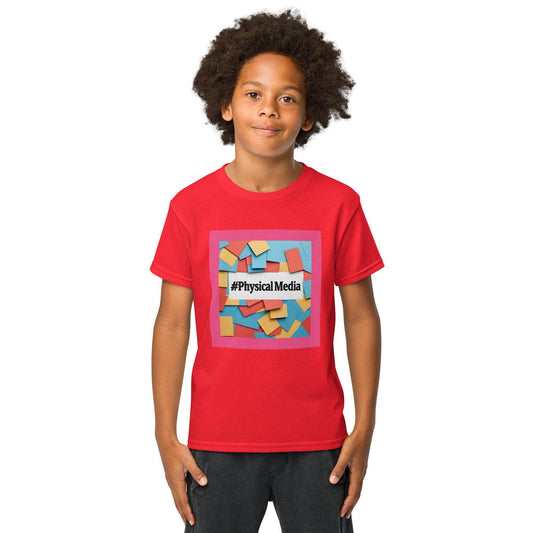 #PhysicalMedia Youth t-shirt - Rare Plus Apparel!