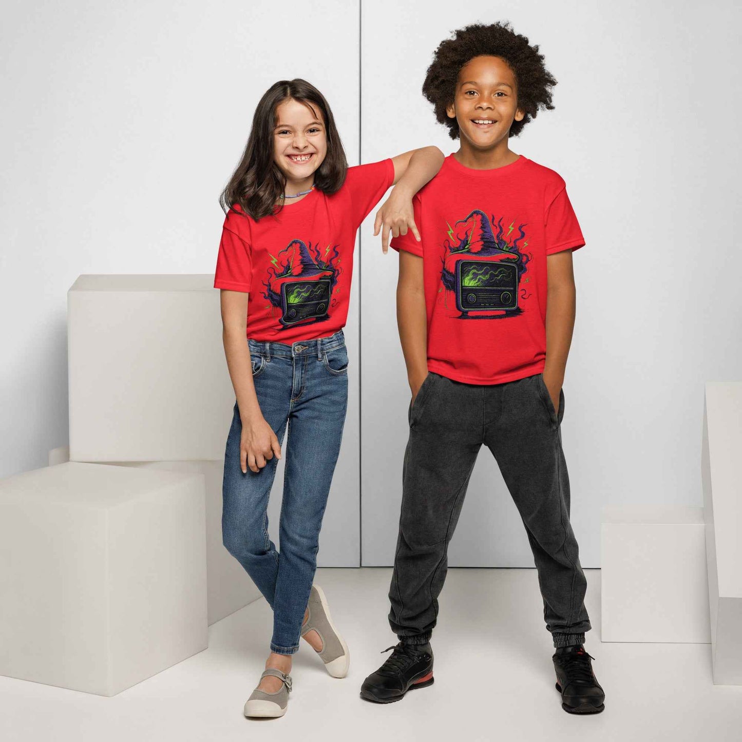 “Witching Hour Radio” Spells, Static & Screams Youth t-shirt