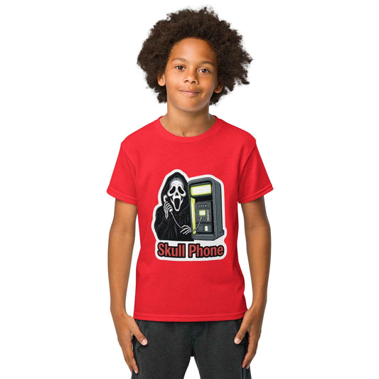 Skull Phone Skeleton Youth t-shirt