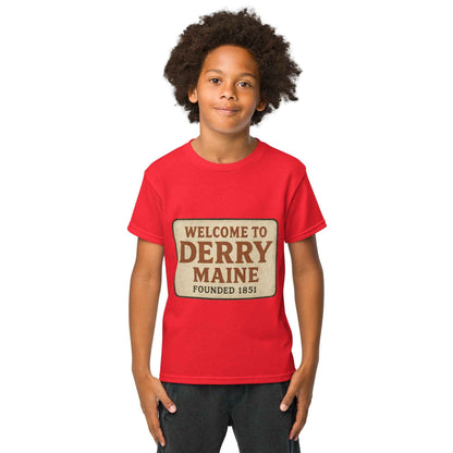 Welcome to Derry, Maine: Founded 1851 Youth t-shirt