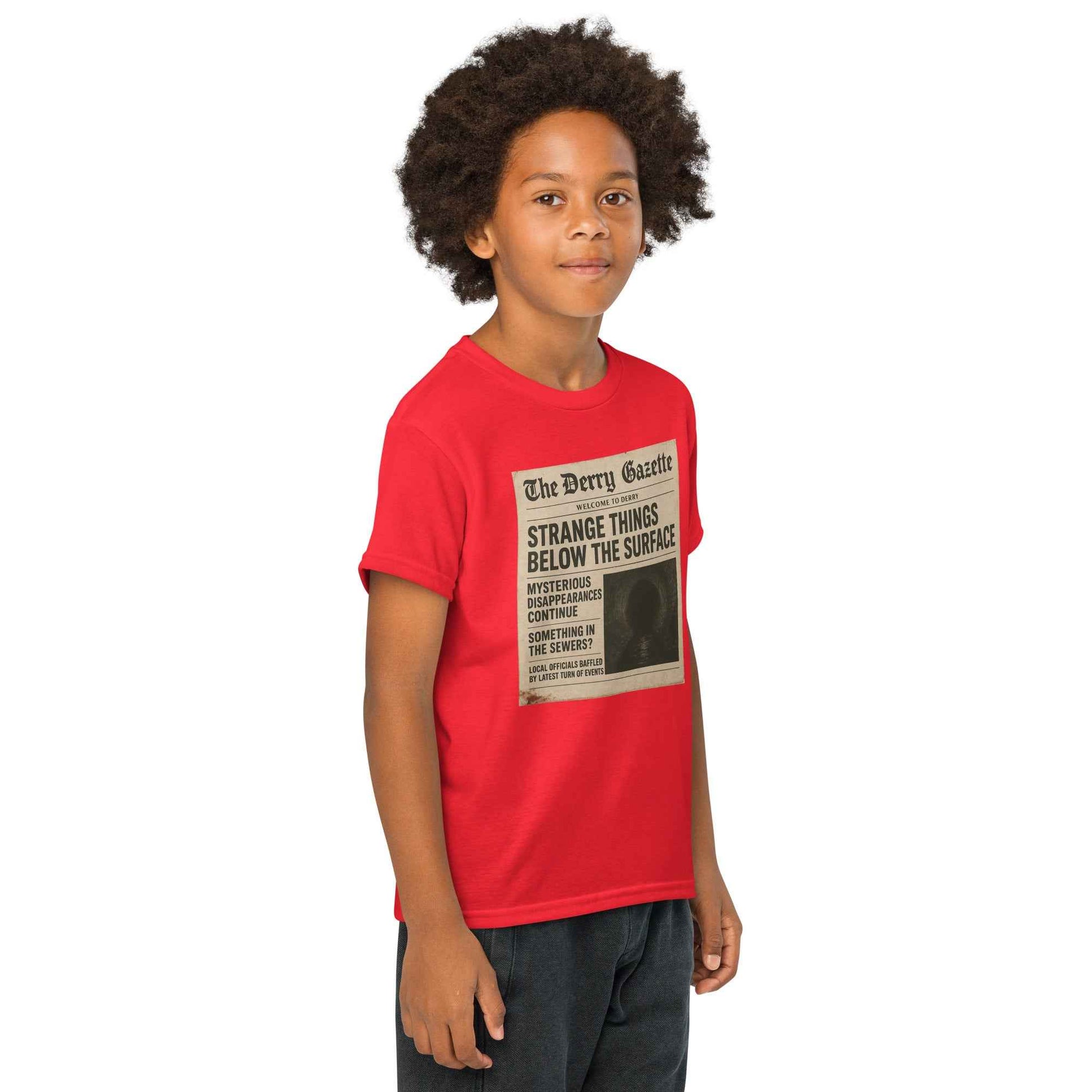 The Derry Gazette “Strange Things Below the Surface” Youth t-shirt