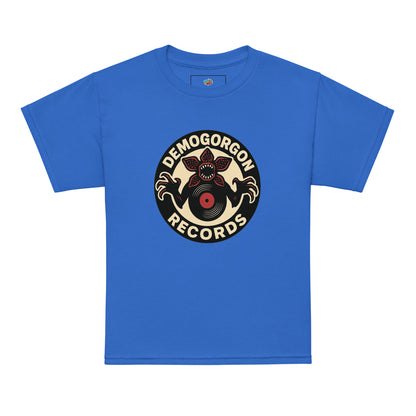 Demogorgon Records Youth t-shirt  from Rare Plus Apparel – unique movie & pop culture inspired design.