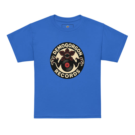 Demogorgon Records Youth t-shirt  from Rare Plus Apparel – unique movie & pop culture inspired design.