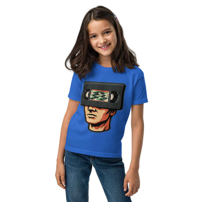 Tape Head Retro VHS Horror Design Youth t-shirt