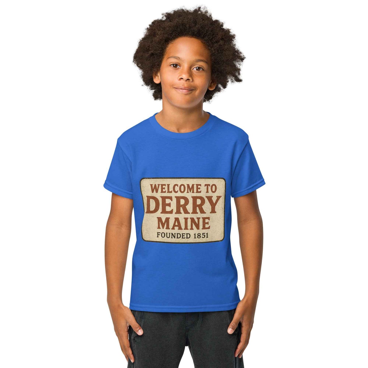 Welcome to Derry, Maine: Founded 1851 Youth t-shirt