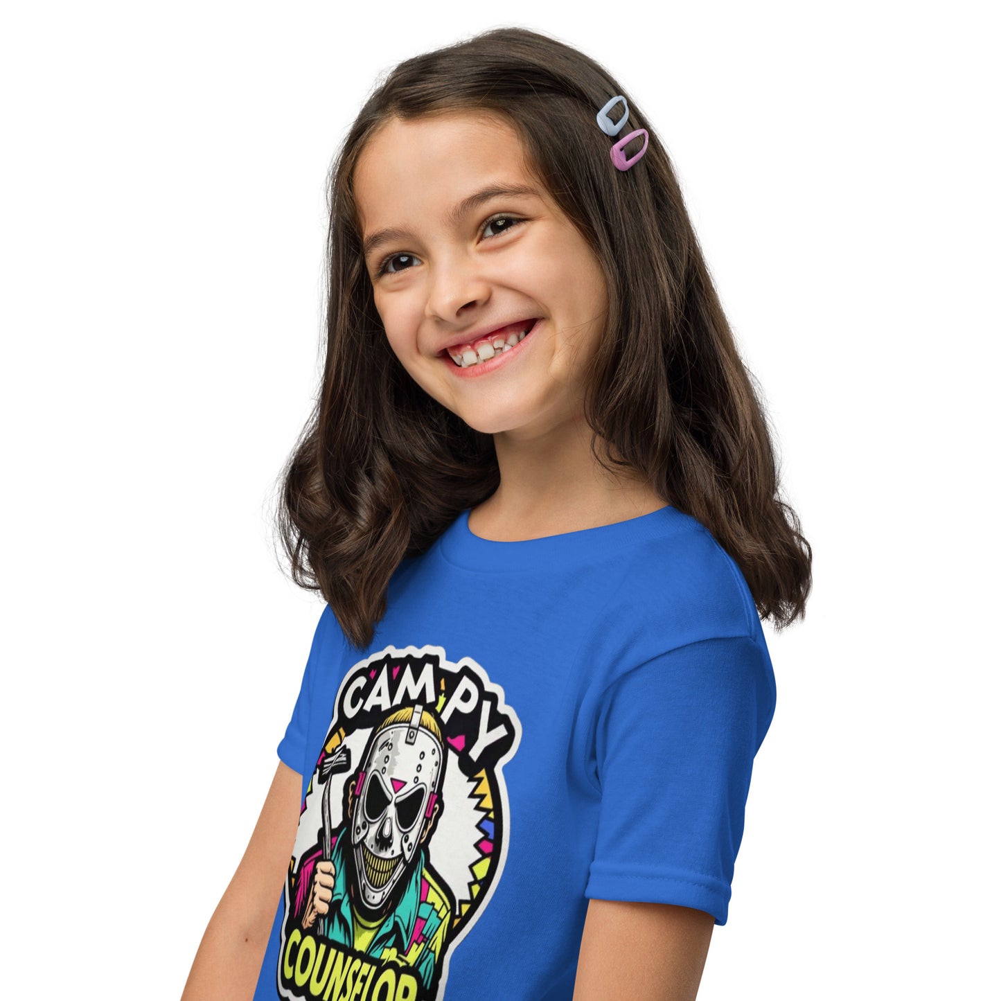 Campy Counselor Youth t-shirt  from Rare Plus Apparel – unique movie & pop culture inspired design.