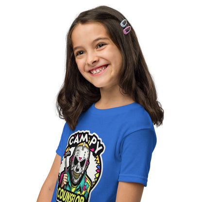 Campy Counselor Youth t-shirt  from Rare Plus Apparel – unique movie & pop culture inspired design.
