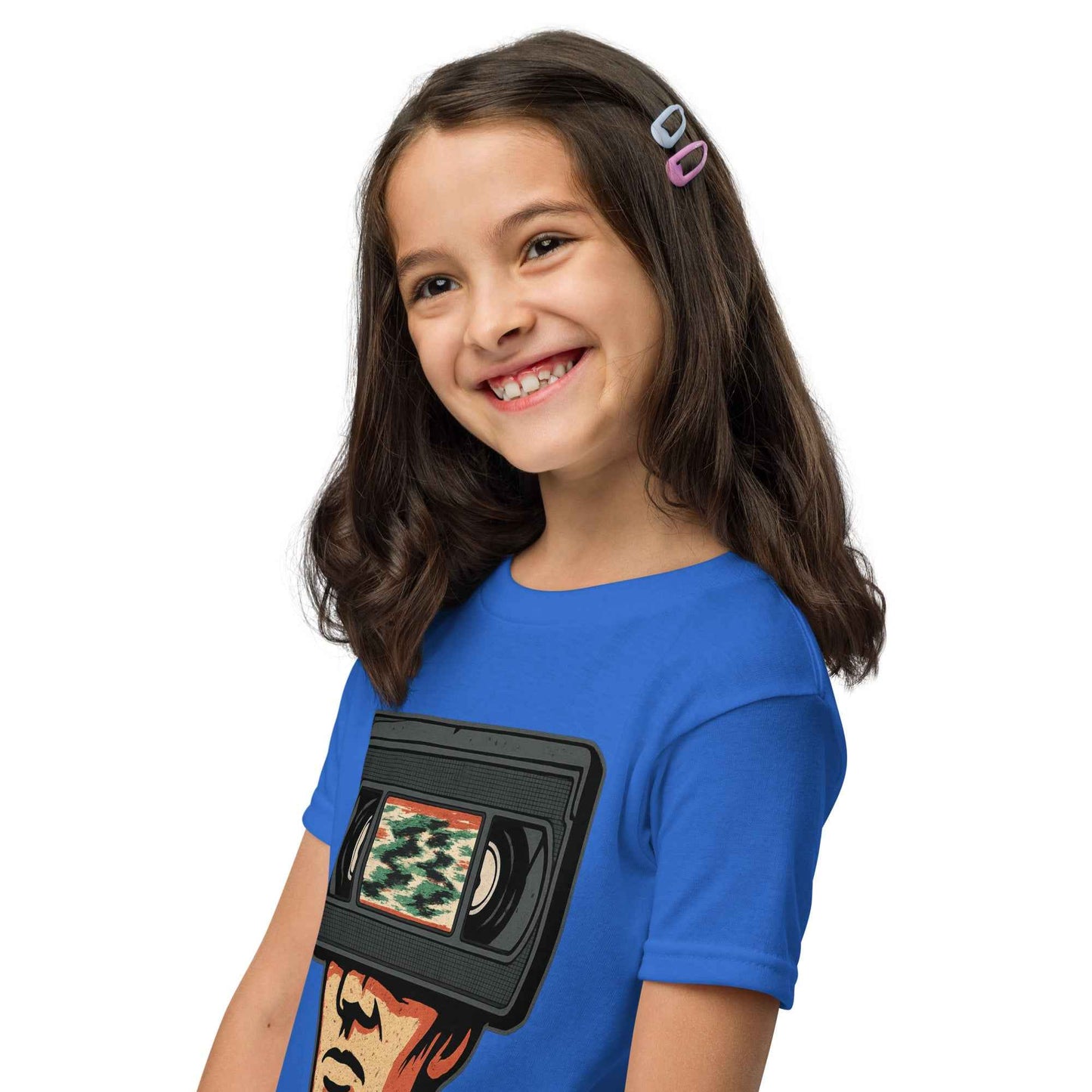Tape Head Retro VHS Horror Design Youth t-shirt