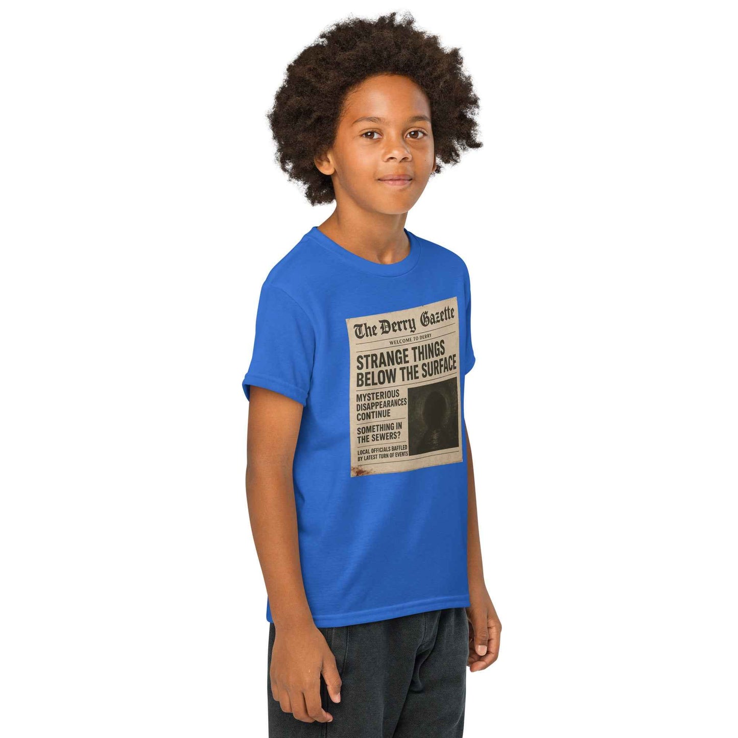 The Derry Gazette “Strange Things Below the Surface” Youth t-shirt
