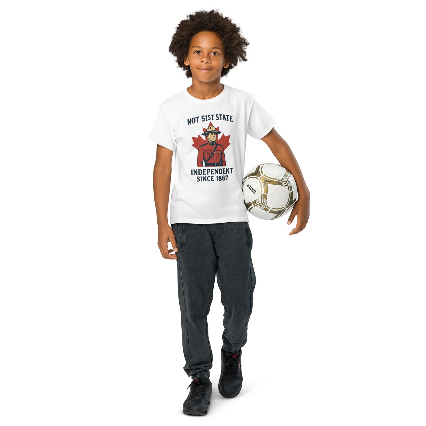 Not 51st State Mountie Youth t-shirt  from Rare Plus Apparel – unique movie & pop culture inspired design.
