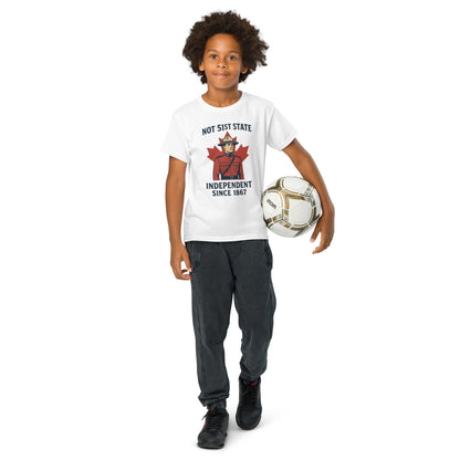 Not 51st State Mountie Youth t-shirt  from Rare Plus Apparel – unique movie & pop culture inspired design.