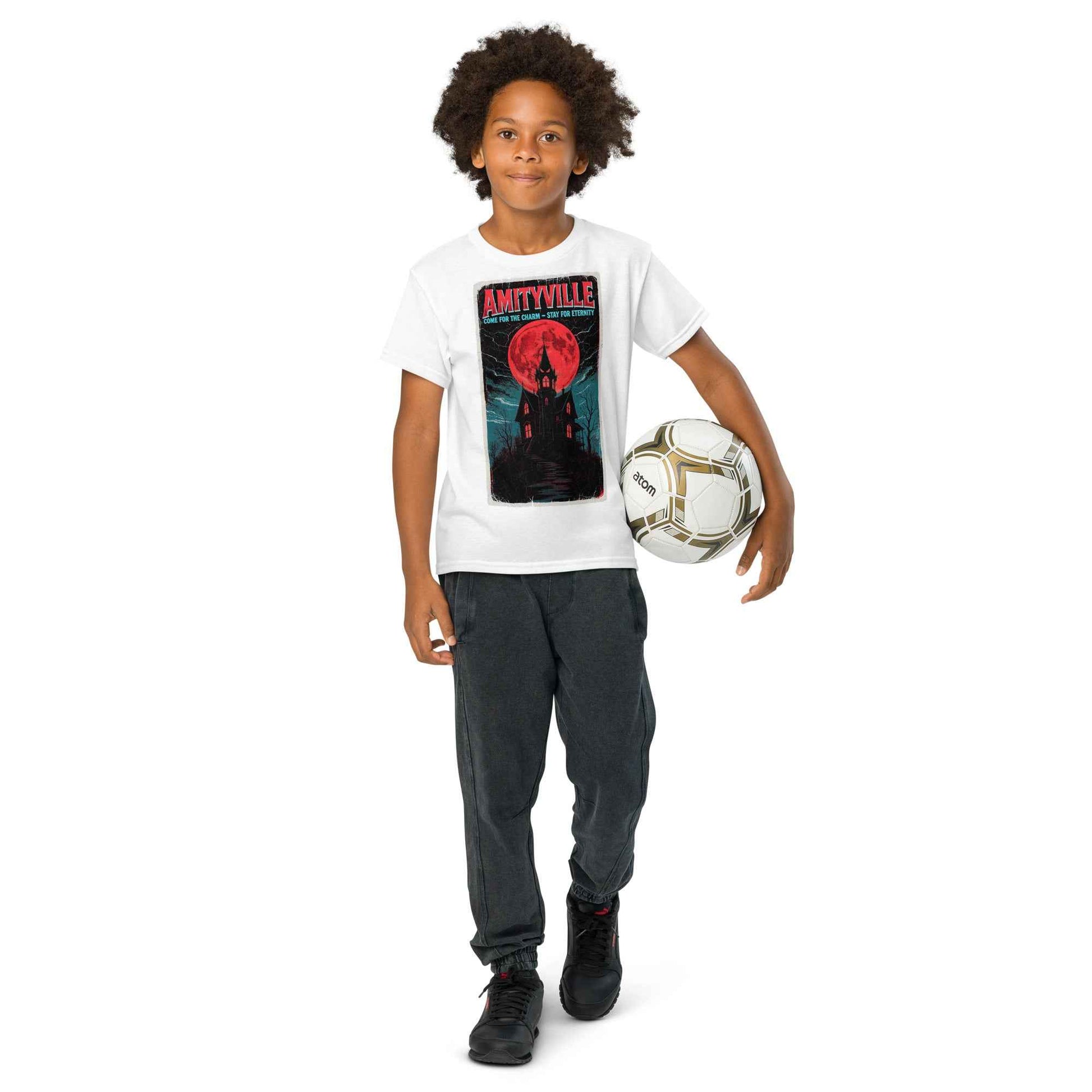 Amityville — Come for the Charm, Stay for Eternity Youth t-shirt