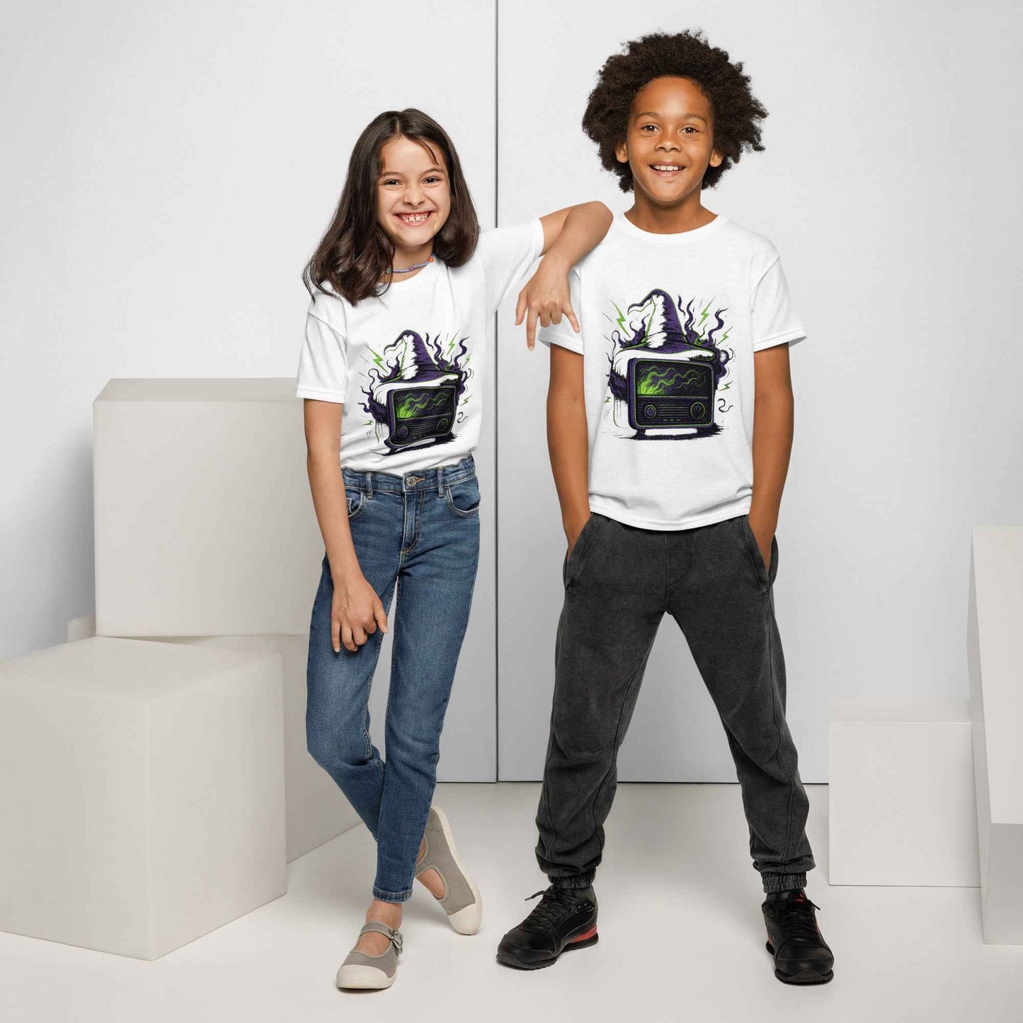 “Witching Hour Radio” Spells, Static & Screams Youth t-shirt