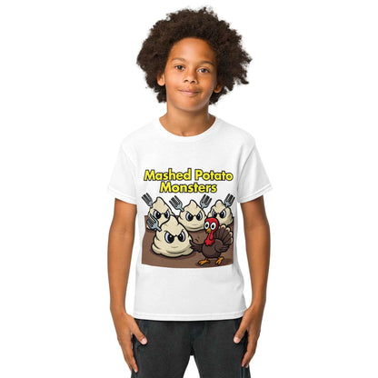 Mashed Potato Monsters Youth t-shirt
