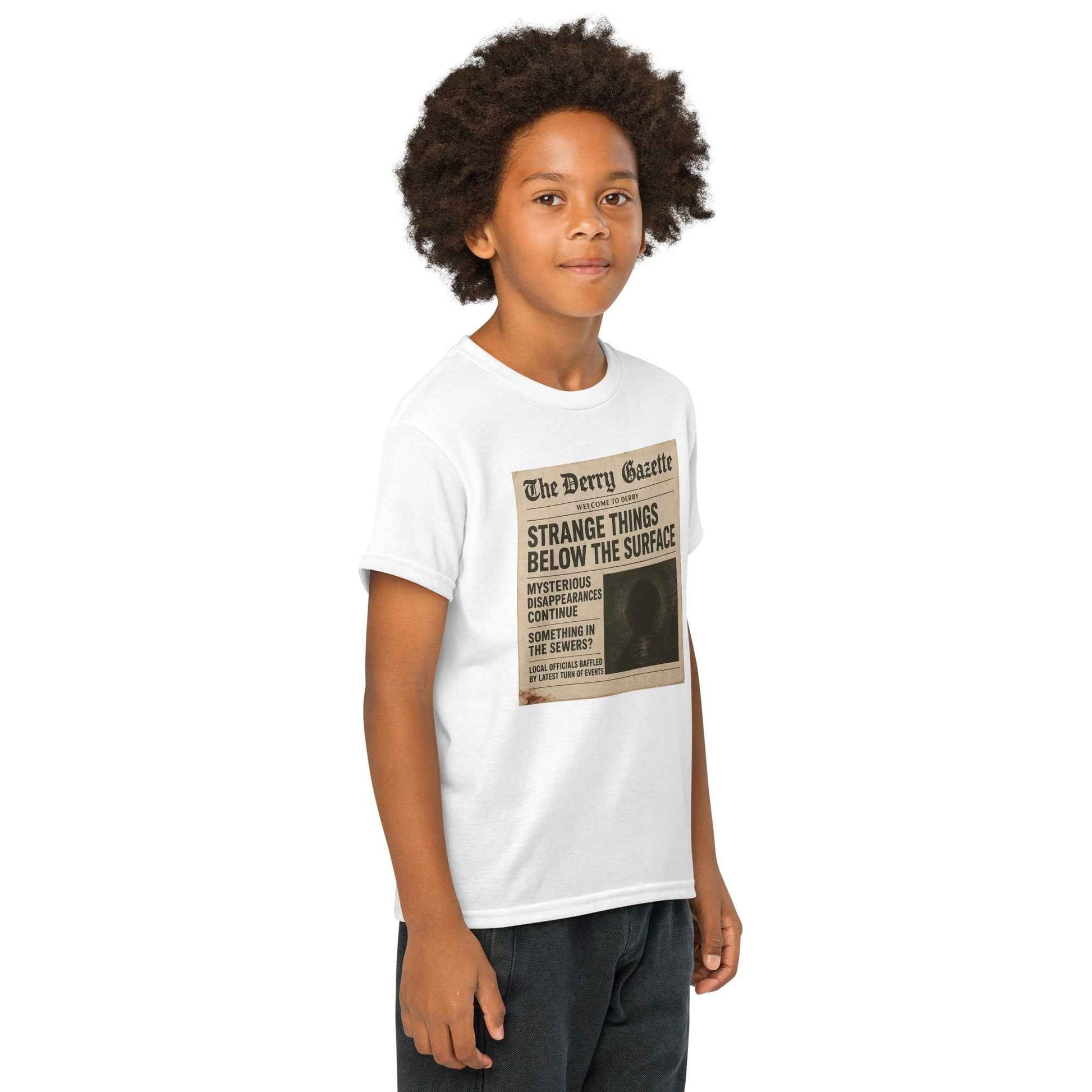 The Derry Gazette “Strange Things Below the Surface” Youth t-shirt