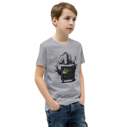 “Witching Hour Radio” Spells, Static & Screams Youth Short Sleeve T-Shirt