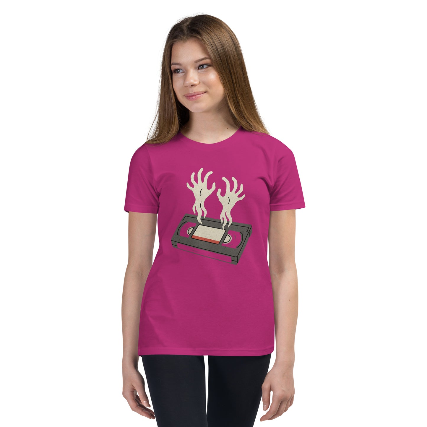 Cursed Media Youth Short Sleeve T-Shirt  from Rare Plus Apparel – unique movie & pop culture inspired design.