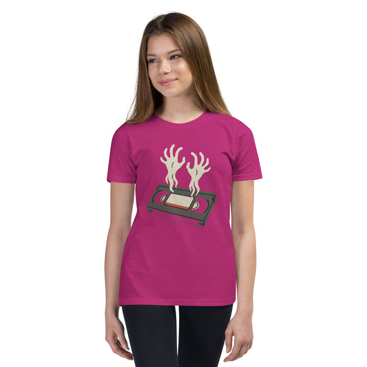 Cursed Media Youth Short Sleeve T-Shirt  from Rare Plus Apparel – unique movie & pop culture inspired design.