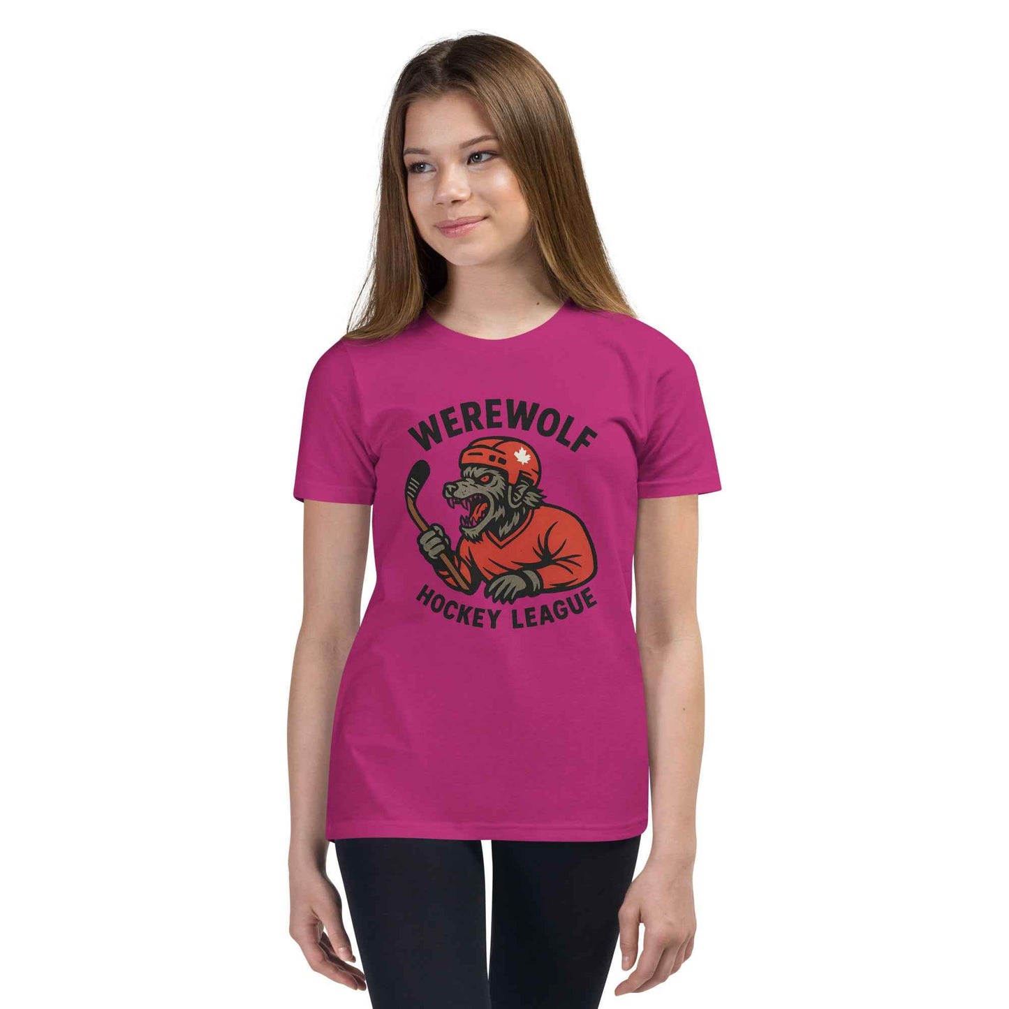 Werewolf Hockey League Youth Short Sleeve T-Shirt