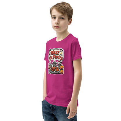 Meat The Family Youth Short Sleeve T-Shirt  from Rare Plus Apparel – unique movie & pop culture inspired design.