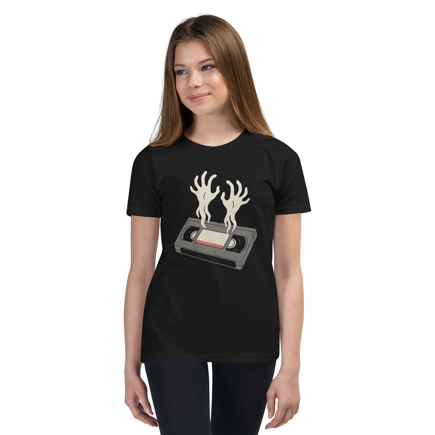 Cursed Media Youth Short Sleeve T-Shirt  from Rare Plus Apparel – unique movie & pop culture inspired design.