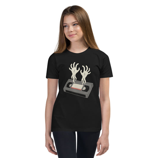 Cursed Media Youth Short Sleeve T-Shirt  from Rare Plus Apparel – unique movie & pop culture inspired design.