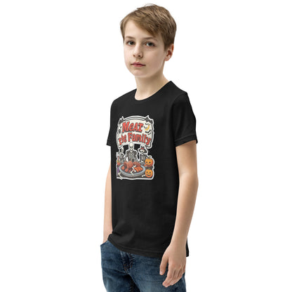 Meat The Family Youth Short Sleeve T-Shirt  from Rare Plus Apparel – unique movie & pop culture inspired design.