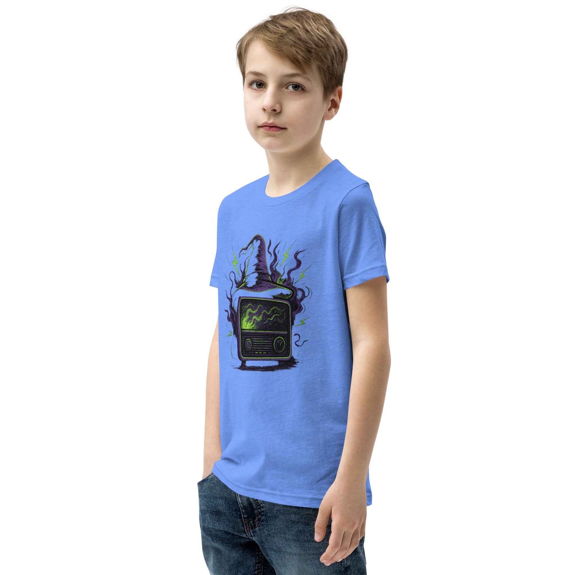 “Witching Hour Radio” Spells, Static & Screams Youth Short Sleeve T-Shirt