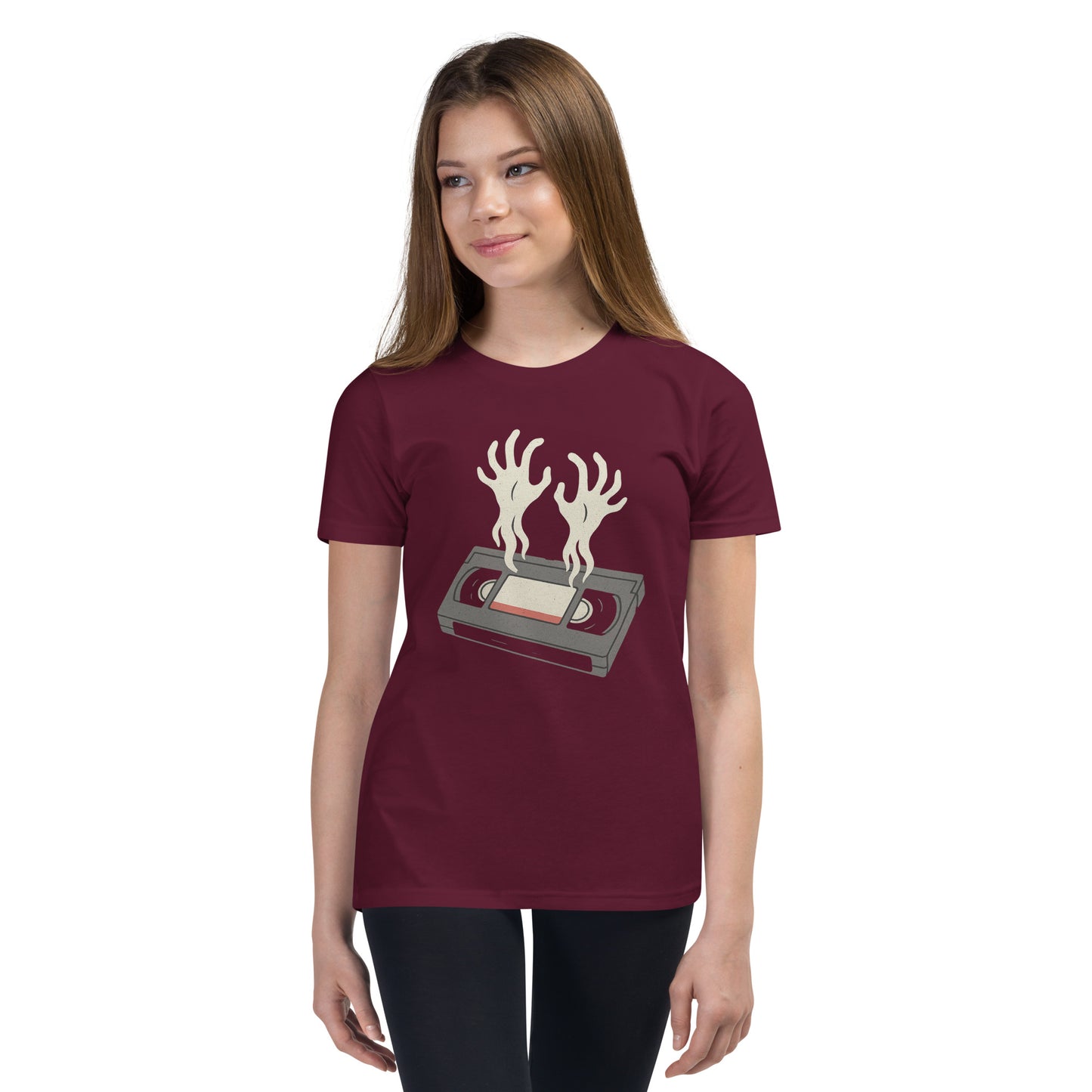 Cursed Media Youth Short Sleeve T-Shirt  from Rare Plus Apparel – unique movie & pop culture inspired design.