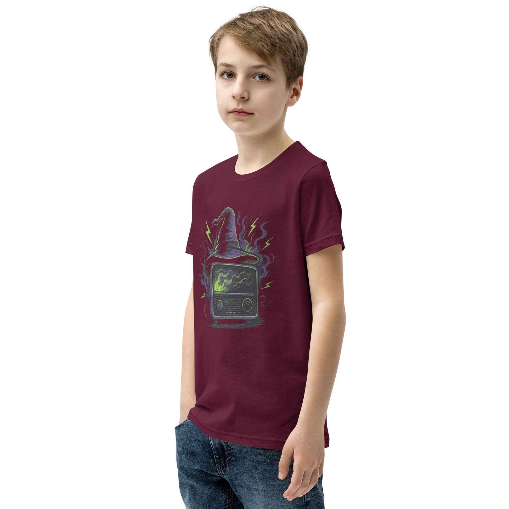 “Witching Hour Radio” Spells, Static & Screams Youth Short Sleeve T-Shirt