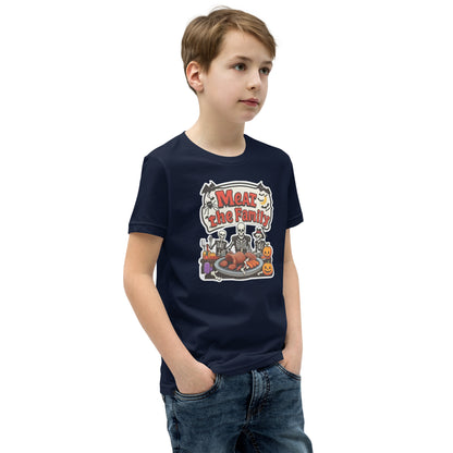 Meat The Family Youth Short Sleeve T-Shirt  from Rare Plus Apparel – unique movie & pop culture inspired design.