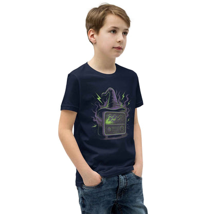 “Witching Hour Radio” Spells, Static & Screams Youth Short Sleeve T-Shirt