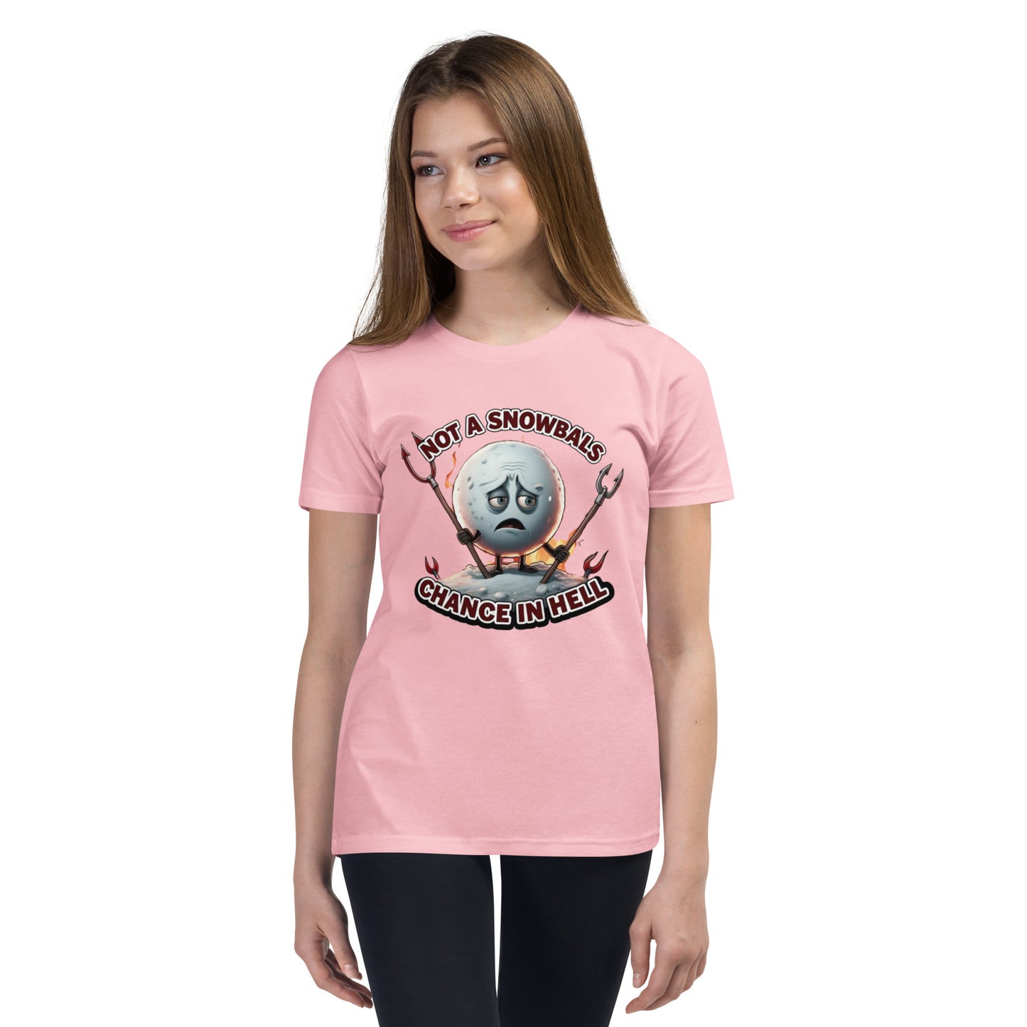 Not a Snowball’s Chance in Hell Youth Short Sleeve T-Shirt  from Rare Plus Apparel – unique movie & pop culture inspired design.