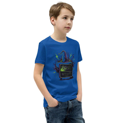 “Witching Hour Radio” Spells, Static & Screams Youth Short Sleeve T-Shirt
