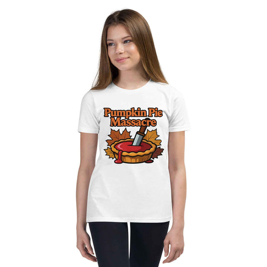 Pumpkin Pie Massacre Youth Short Sleeve T-Shirt