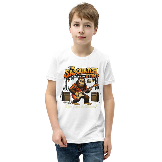 The Sasquatch Stomp — Live from the Woods! Youth Short Sleeve T-Shirt