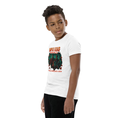Maple Leaf Maniacs Youth Short Sleeve T-Shirt  from Rare Plus Apparel – unique movie & pop culture inspired design.
