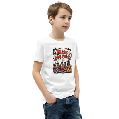 Meat The Family Youth Short Sleeve T-Shirt  from Rare Plus Apparel – unique movie & pop culture inspired design.