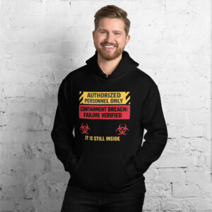 Home - Shop Now at Rare Plus Apparel AUTHORIZED PERSONNEL ONLY (IT IS STILL INSIDE) Unisex Hoodie